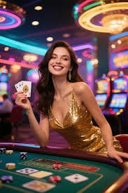 Antarmuka aplikasi mobile sabetslot menampilkan meja blackjack, roulette, dan permainan dealer langsung lainnya